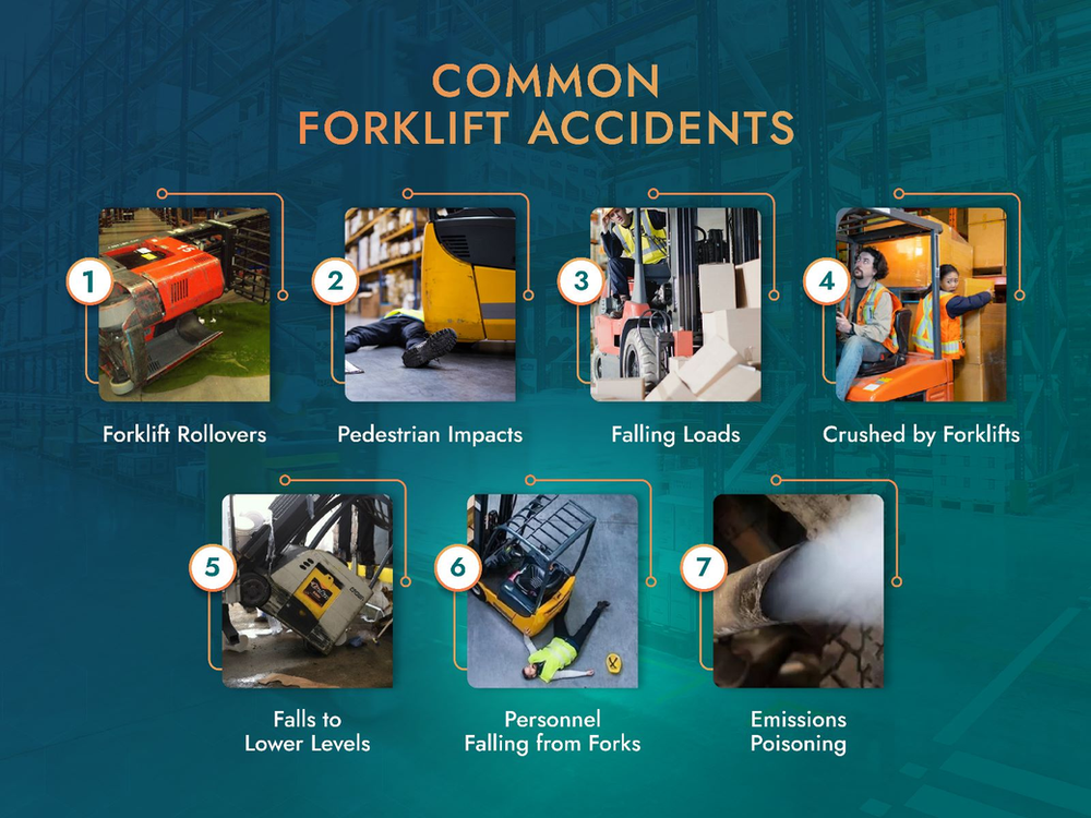 What are the Common Forklift Accidents & their Causes? Forklift Accidents & their Causes, Common Forklift Accidents
